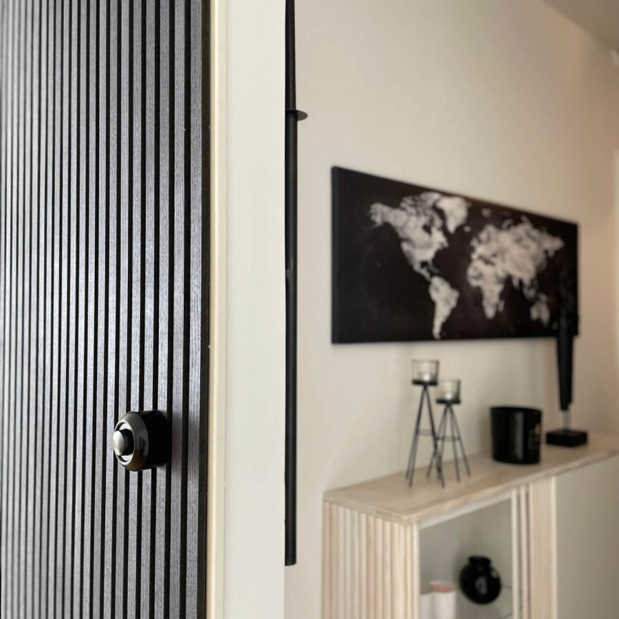 ARTGEIST Two-coloured verdenskort billede - hvid/sort print, 3 st�rrelser