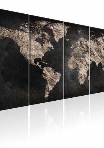 ARTGEIST World Full of Secrets I billede - brunt print, 2 st�rrelser