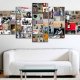 ARTGEIST Art of Collage Banksy IV billede - multifarvet print, 2 strrelser
