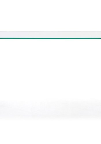 KAVE HOME Burano konsollbord, rektangulrt - klart glass (125x40)