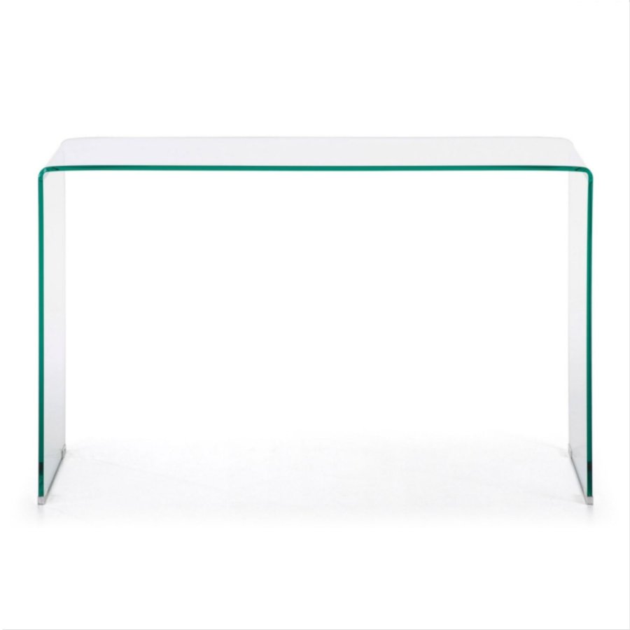 KAVE HOME Burano konsollbord, rektangulrt - klart glass (125x40)