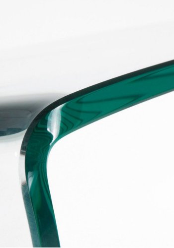 KAVE HOME Burano konsollbord, rektangulrt - klart glass (125x40)