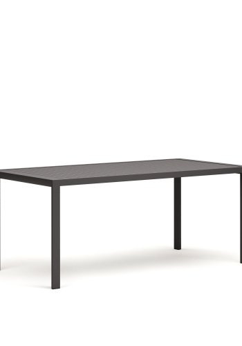 KAVE HOME Culip hagebord, rektangulrt - gr aluminium (180x90)