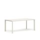 KAVE HOME Culip hagebord, rektangulrt - hvit aluminium (180x90)