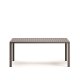 KAVE HOME Culip hagebord, rektangulrt - brunt aluminium (180x90)