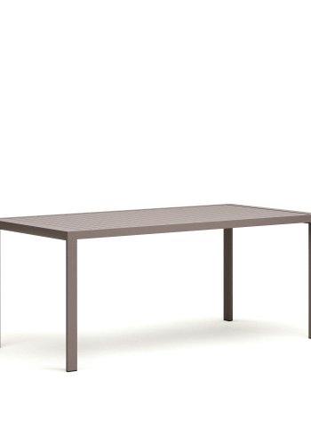 KAVE HOME Culip hagebord, rektangulrt - brunt aluminium (180x90)