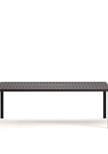 KAVE HOME Culip hagebord, rektangulrt - gr aluminium (220x100)