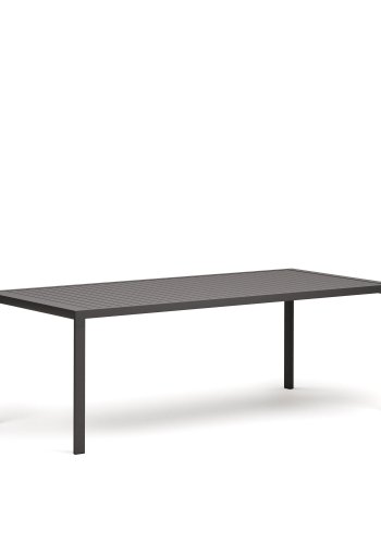 KAVE HOME Culip hagebord, rektangulrt - gr aluminium (220x100)