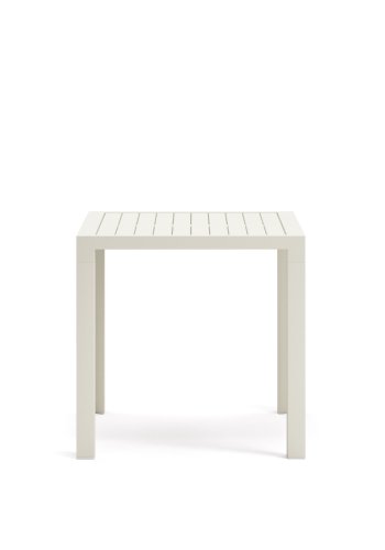 KAVE HOME Culip hagebord, firkantet - hvit aluminium (77x77)
