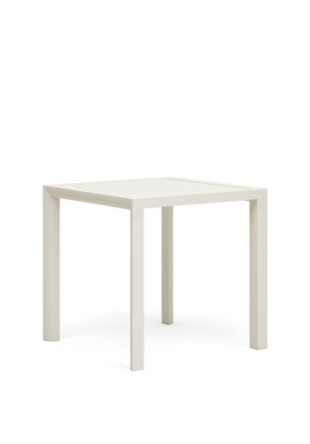 KAVE HOME Culip hagebord, firkantet - hvit aluminium (77x77)