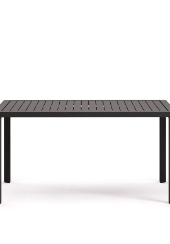 KAVE HOME Culip hagebord, rektangulrt - gr aluminium (150x77)
