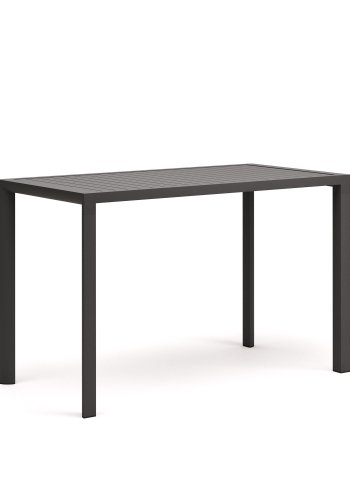 KAVE HOME Culip utendrs barbord, rektangulrt - gr aluminium (150x77)