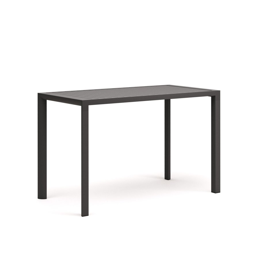 KAVE HOME Culip utendrs barbord, rektangulrt - gr aluminium (150x77)