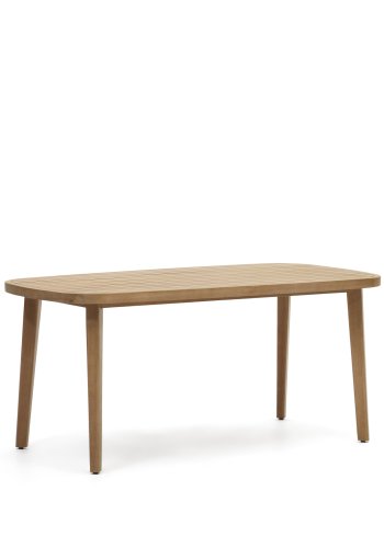 KAVE HOME Messed hagebord, rektangulrt - naturlig eukalyptustre (170x90)