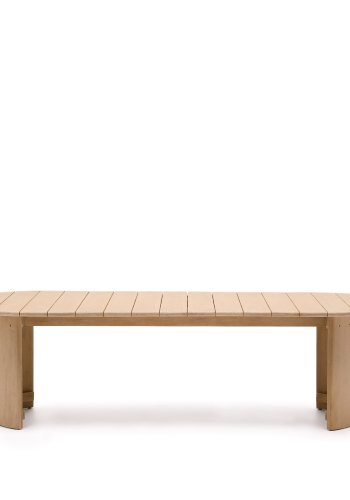 KAVE HOME Xoriguer hagebord, ovalt - naturlig eukalyptustre (280x110)