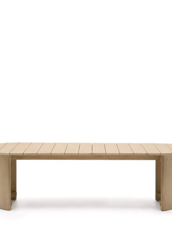 KAVE HOME Xoriguer hagebord, ovalt - naturlig eukalyptustre (280x110)