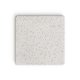 KAVE HOME Saura hyt barbord i hvit terrazzo med hvit terrazzoplate, 99 x 70 x 70 cm