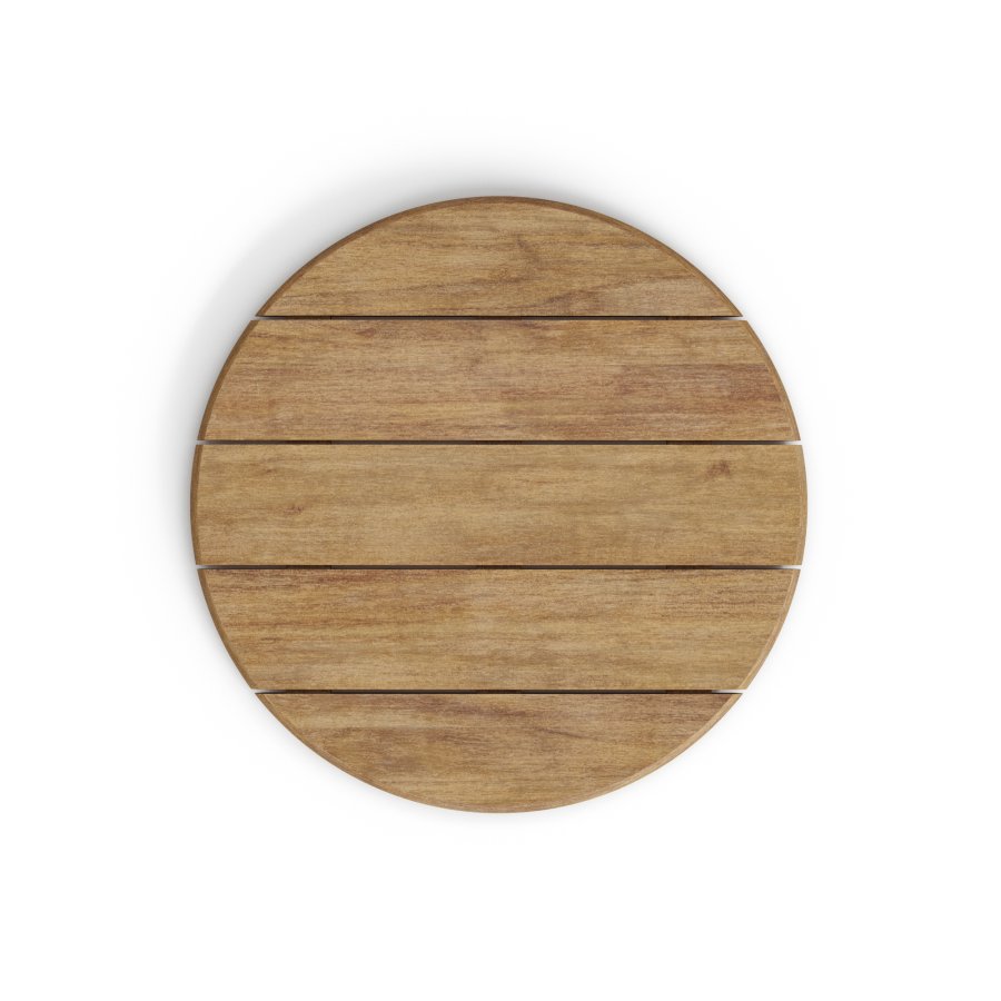 KAVE HOME Saura hyt barbord med svart stlramme og akasieplate i naturlig finish, 99x70 cm FSC 100%