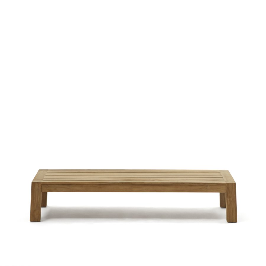 KAVE HOME Forcanera utendrs salongbord, rektangulrt - naturlig teak (150x71)