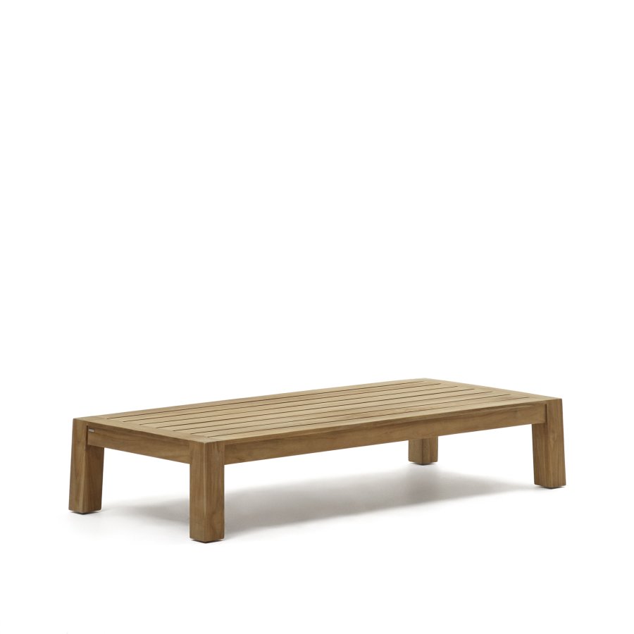 KAVE HOME Forcanera utendrs salongbord, rektangulrt - naturlig teak (150x71)