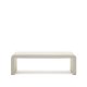KAVE HOME Aiguablava salongbord, rektangulrt - hvit sement (135x65)