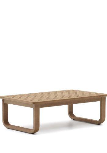 KAVE HOME Sacaleta utendrs salongbord, rektangulrt - naturlig eukalyptustre (100x60)