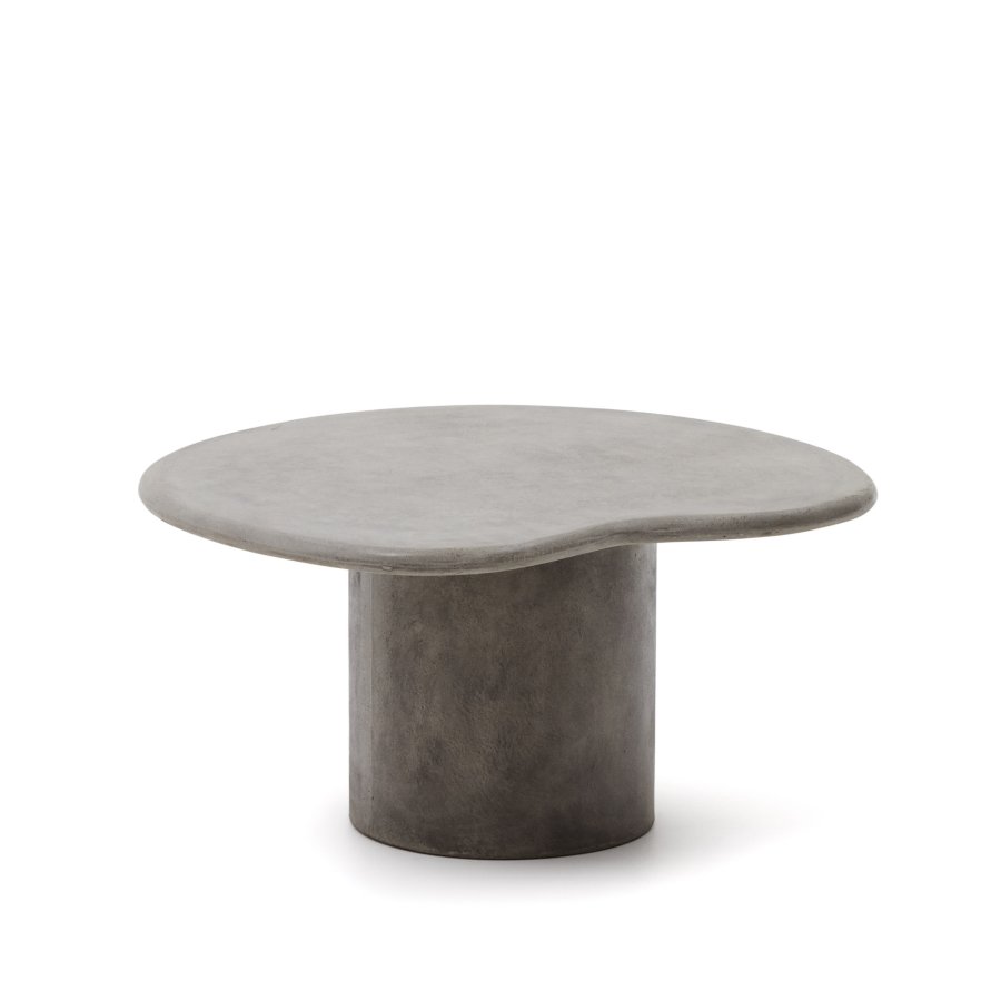 KAVE HOME Macarella utendrs salongbord, kologisk - gr sement (83x77)