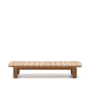KAVE HOME Tirant soffbord i massiv teak 140 x 70 cm FSC 100%.