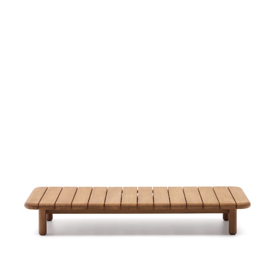 KAVE HOME Turqueta utendrs salongbord, rektangulrt - naturlig teak (140x70)