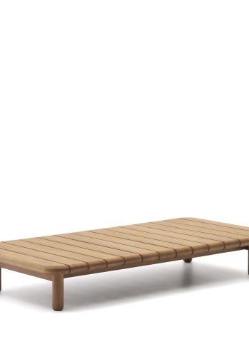 KAVE HOME Turqueta utendrs salongbord, rektangulrt - naturlig teak (140x70)