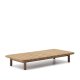 KAVE HOME Turqueta utendrs salongbord, rektangulrt - naturlig teak (140x70)