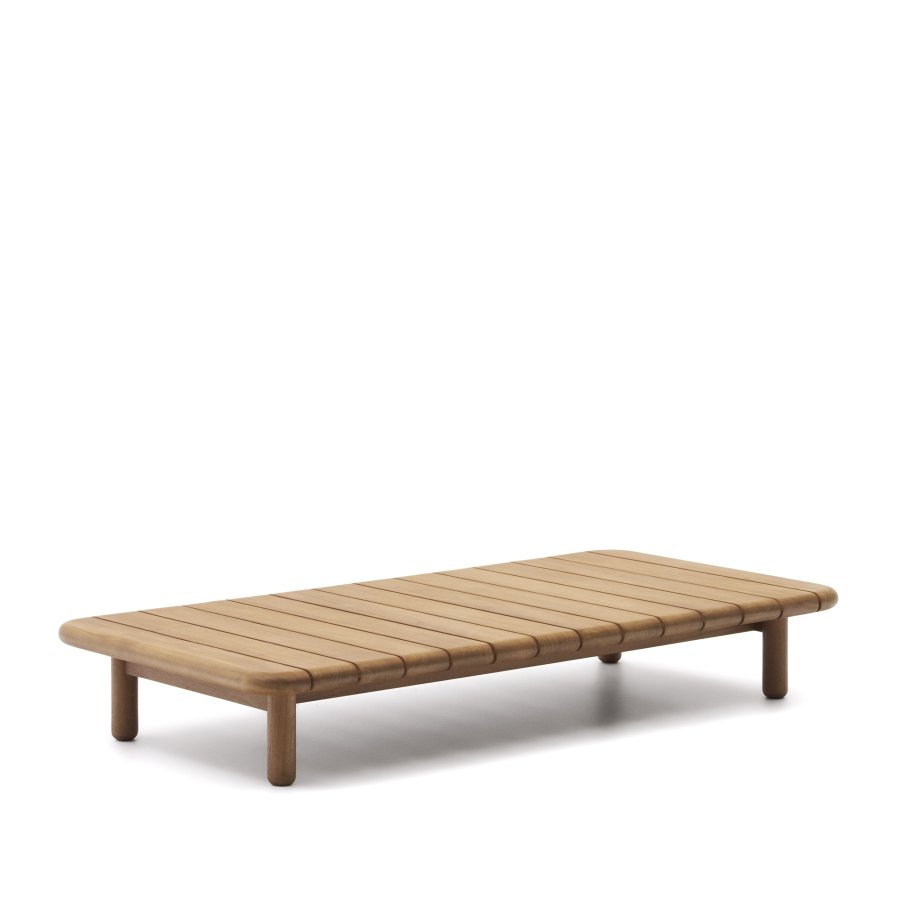 KAVE HOME Turqueta utendrs salongbord, rektangulrt - naturlig teak (140x70)