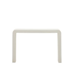 KAVE HOME Aiguablava konsolbord, rektangulärt - vit cement (120x80)