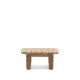 KAVE HOME Tirant sidebord, firkantet - naturlig teak (70x70)
