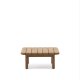 KAVE HOME Turqueta utendrs salongbord, firkantet - naturlig teak (70x70)