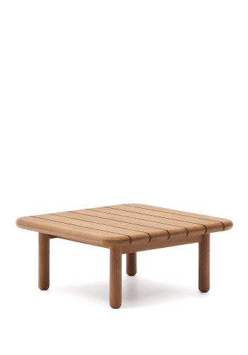 KAVE HOME Turqueta utendrs salongbord, firkantet - naturlig teak (70x70)