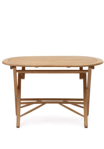 KAVE HOME Dandara hagebord, sammenleggbart - naturlig akasietre (120x60)