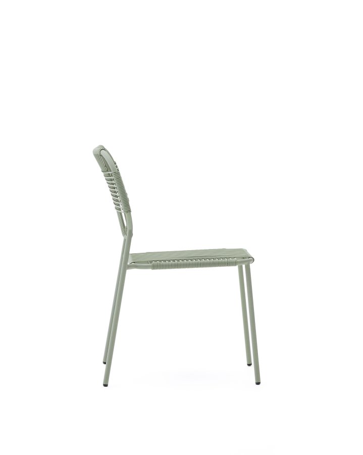 KAVE HOME Talaier stabelbar utestol laget av syntetisk tau og galvanisert turkis stl