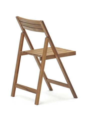 KAVE HOME Sadirar hagestol, sammenleggbar - naturlig akasietre