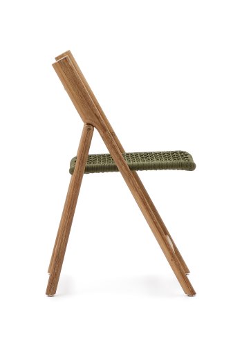 KAVE HOME Dandara hagestol, sammenleggbar - grnn snor, akasietre og stlkonstruksjon