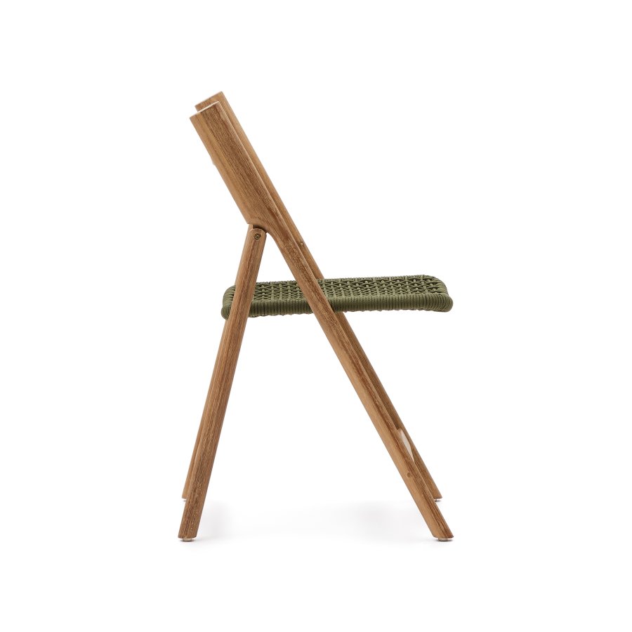 KAVE HOME Dandara hagestol, sammenleggbar - grnn snor, akasietre og stlkonstruksjon