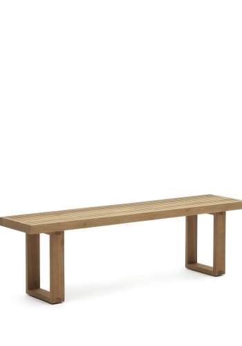 KAVE HOME Canadell hagebenk, rektangulrt - naturlig resirkulert teak (170x35)