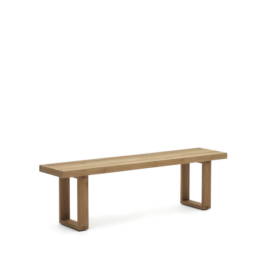 KAVE HOME Canadell hagebenk, rektangulrt - naturlig resirkulert teak (170x35)