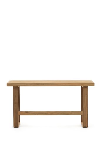 KAVE HOME Canadell utendrs benk, rektangulr - naturlig resirkulert teak (130x35)