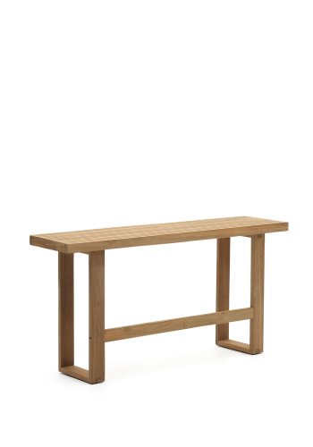 KAVE HOME Canadell utendrs benk, rektangulr - naturlig resirkulert teak (130x35)
