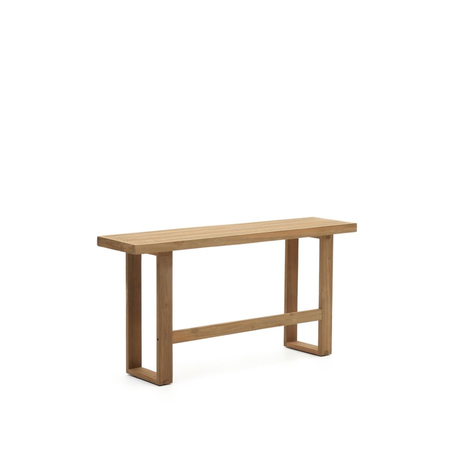 KAVE HOME Canadell utendrs benk, rektangulr - naturlig resirkulert teak (130x35)