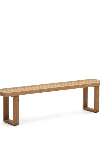 KAVE HOME Canadell utendrs benk, rektangulr - naturlig resirkulert teak (210x35)