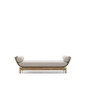 KAVE HOME Catalina solseng, m. hynder - beige snor akacietr� (208x73)