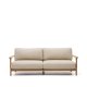 KAVE HOME Tirant 3-manns sofa - naturlig teak (212cm)