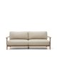KAVE HOME Tirant 3-manns sofa - naturlig teak (212cm)